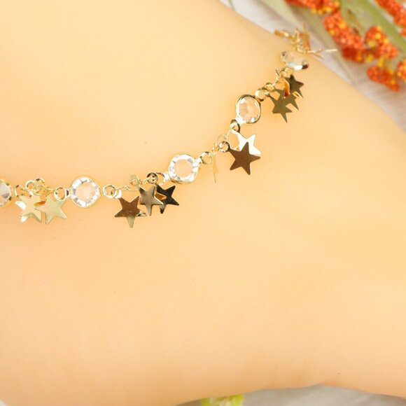 "Handmade Anklet – Elegant & Delicate Jewelry for Women | UNVRC1325 - Picture 6 of 10